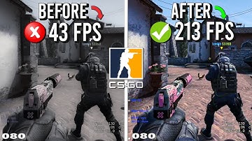 🔧 CSGO: How To Boost FPS / Performance On Low End PC 2022 | CSGO Fix FPS Drops & Lag | New Update 📈✅
