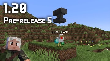 News in Minecraft 1.20 Pre-release 5: Squashing Bugs, Not Items!