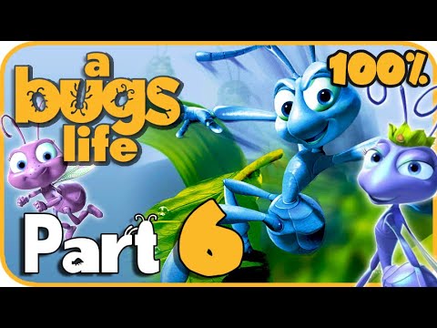 Disney A Bugu0027s Life Walkthrough Part 6 (N64, PS1) 100% Clover Forest