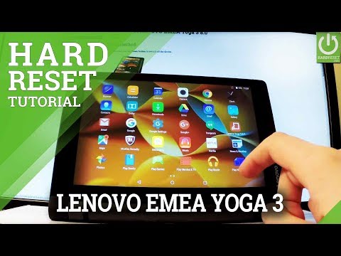 How to Factory Reset LENOVO Yoga 3 - Restore Andorid / Format