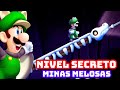 New Super Mario Bros U: NIVEL SECRETO de Minas Melosas - DESBLOQUEA el HUESOCARRIL del TERROR