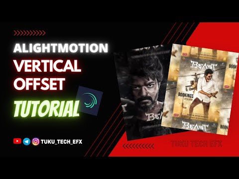 | How to make vertical offset | Alightmotion