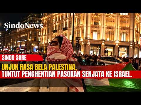UNJUK RASA BELA PALESTINA, TUNTUT PENGHENTIAN PASOKAN SENJATA KE ISRAEL | SINDO SORE | 05/10