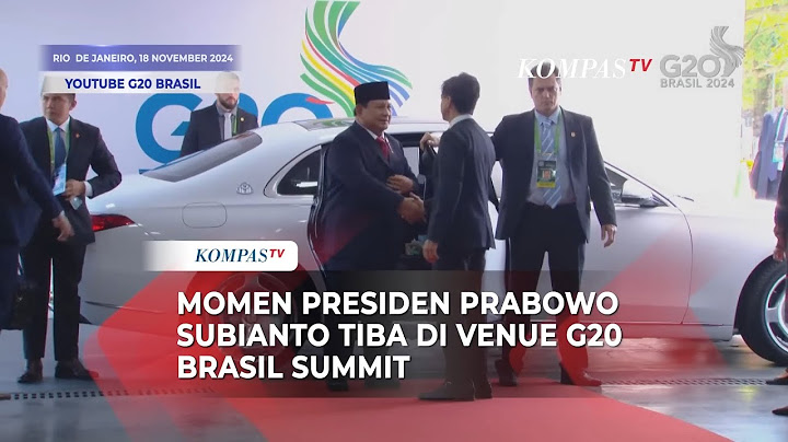 Presiden Prabowo hingga Presiden Turki Erdogan Tiba di Venue G20 Brasil Summit