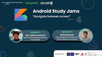 Android Study Jam: " Navigate between screen" GDSC Indonesia x Tokopedia and Dicoding