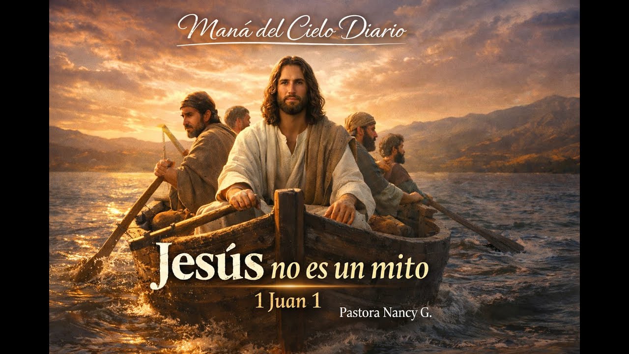 👉🏻IESUS NO ES UN MITO🙄 1 Juan 1|🍞Maná del Cielo Diario 🙋🏻‍♀️Pastora Nancy G.