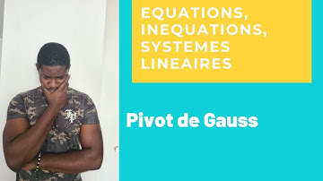 Equation, Inéquation et Système Linéaire12 - Pivot de Gauss - La Hauteur de La Profondeur