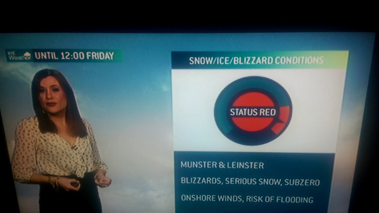 Beast From The East (Thursday) RTE News