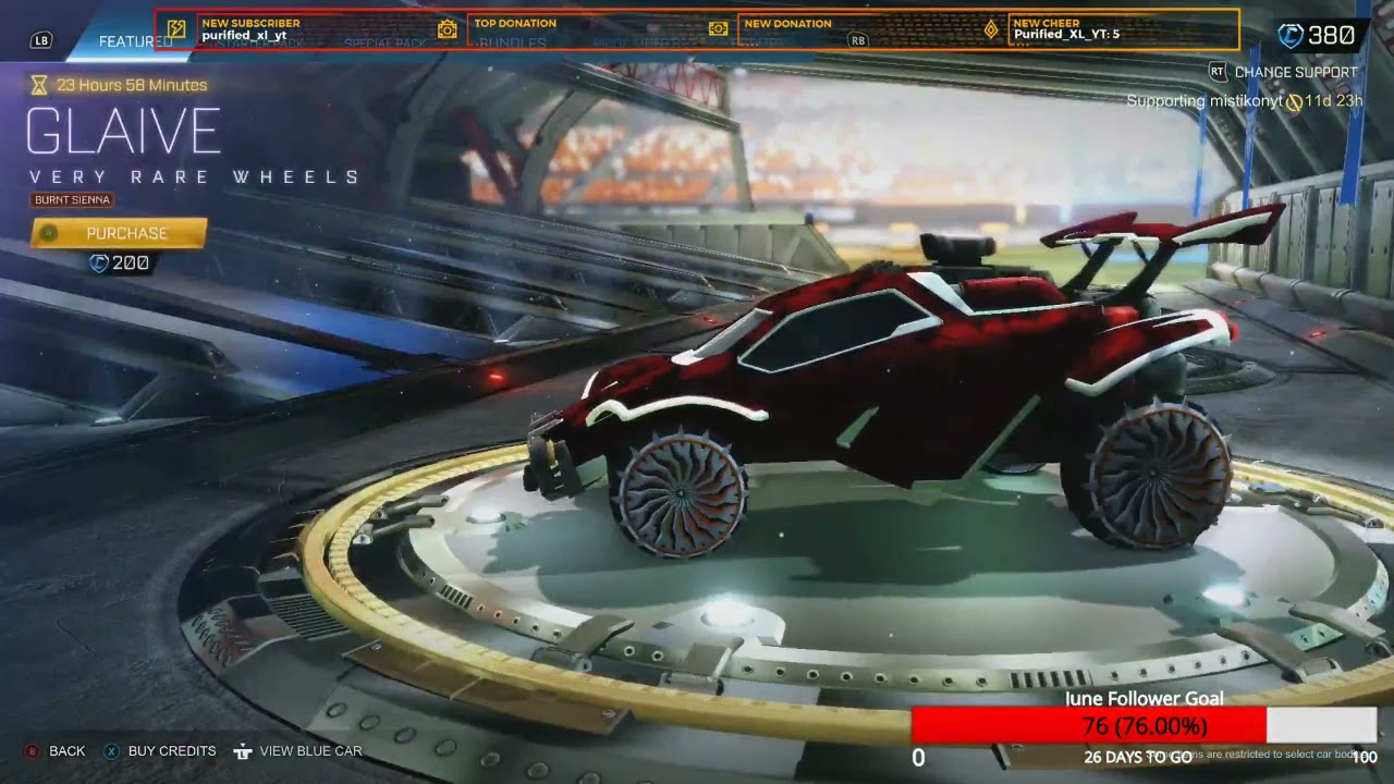 ROCKET LEAGUE ITEM SHOP - Cobalt Air Strike Black Market Goal Explosion - 04.06.21