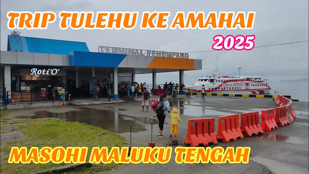 Sensasi naik Kapal cepat menuju Pelabuhan Amahai Masohi Maluku Tengah