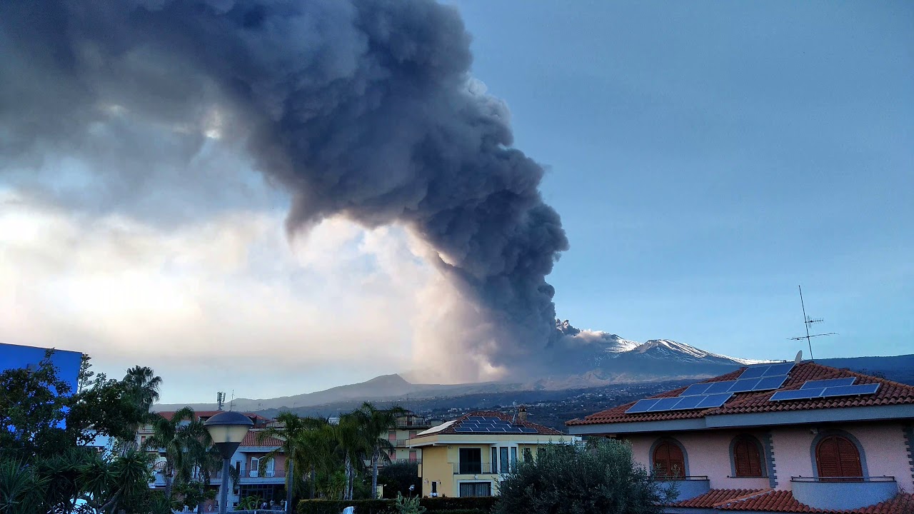 Volcano Etna - 24 December 2018 - YouTube