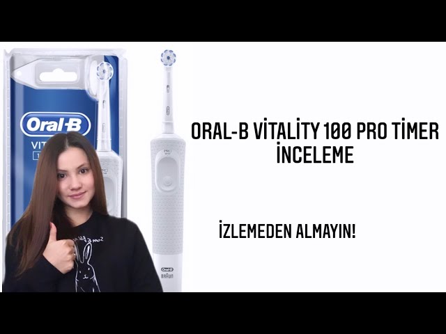 Oral-B Vitality 100 Pro Timer Şarjlı Diş Fırçası İncelemesi I İzlemeden  Almayın ! - YouTube