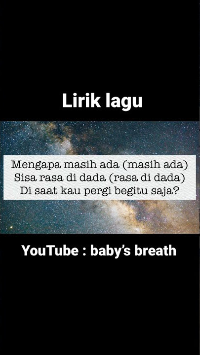 Mahalini - Sisa Rasa (Lyrics)