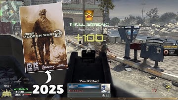 MW2 In 2025 Is EASY:"CHEATER!" UMP45 SILENCED NUKE ON INVASION TDM!