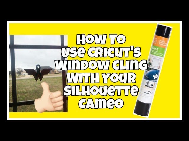 Silhouette Window Cling MEDIA-CLING-CLR B&H Photo Video
