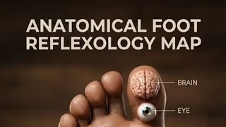 ΑΝΑΤΟΜICAL FOOT REFLEXOLOGY MAP In #hindi And #urdu #medical #life #science #anatomy #video #youtube