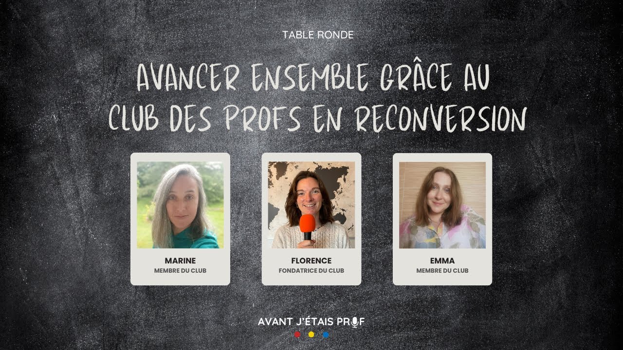 Marine & Emma : avancer ensemble grâce au Club des Profs en Reconversion