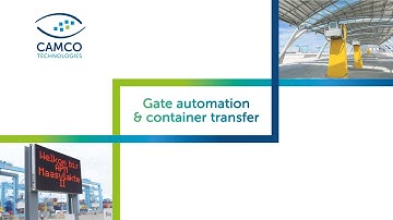 Gate automation and container transfer process in container terminal