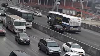 MTA Bus Company 2007 MCI D4500CL #3411 On The BxM1 On The Major Deegan Expressway
