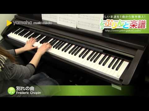 別れの曲 Frederic Chopin