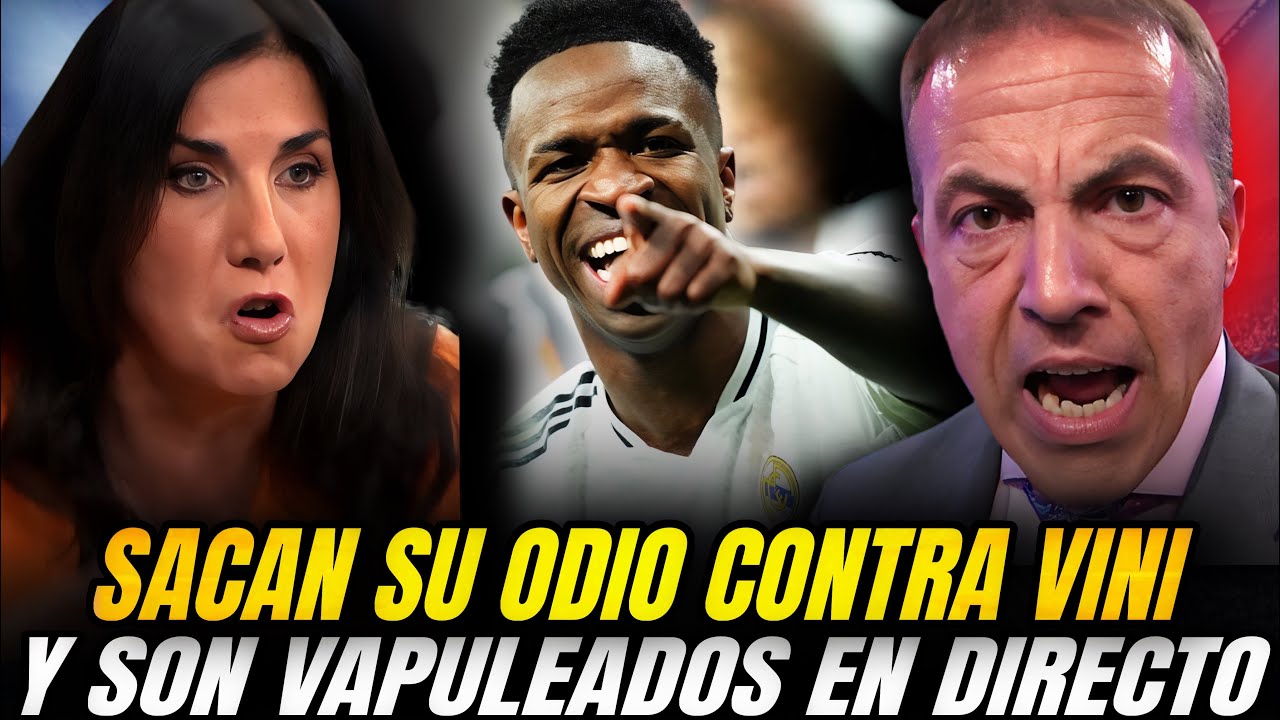 ¡FULMINADOS EN DIRECTO! 🤫 Humillación histórica a Soria y Cubero por su odio a Vini Jr