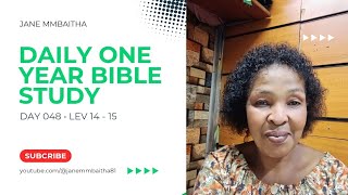 Day 48 Leviticus 14 - 15 | Daily One Year Bible Study | Audio Bible Reading w/ Commentary
