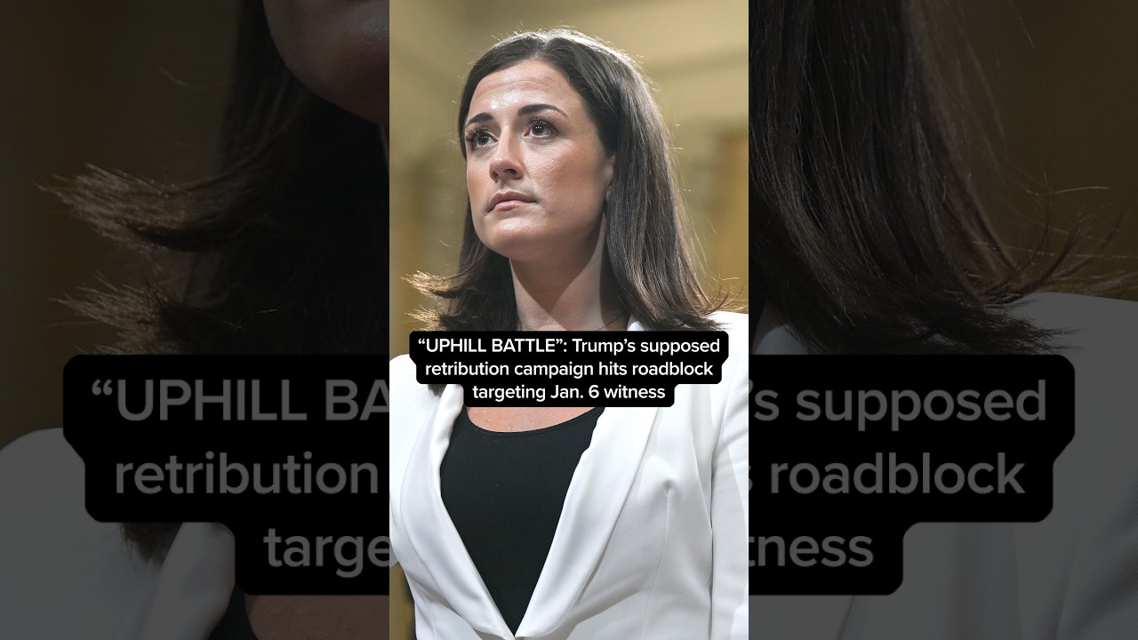 'UPHILL BATTLE': Trump's supposed retribution campaign hits roadblock targeting Jan. 6 witness