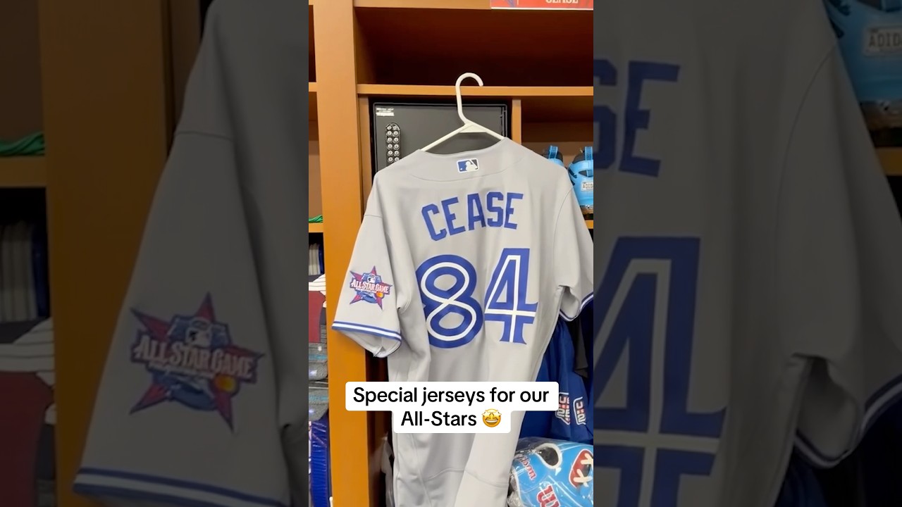 Special jerseys for our All-Stars, Ernie Clement, Louis Varland, and Dylan Cease ⭐️