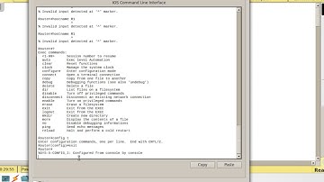 The basics of Cisco router configuration.