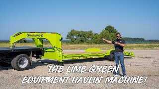 The Lime Green Equipment Hauling Machine  | Diamond C