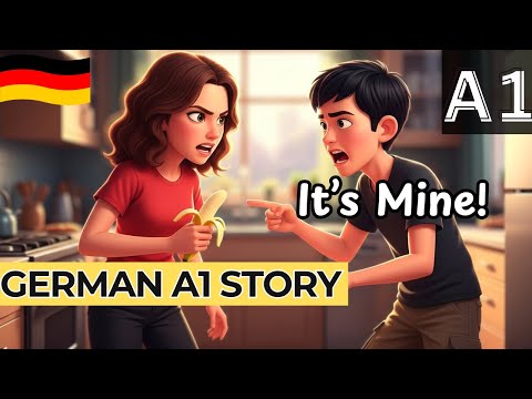 Learn German With An EASY A1 Banana Story For Beginners 