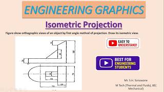 Isometric Drawing//Isometric Projection// Engineering Graphics//Engineering Drawing 