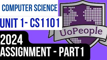2024 CS1101 unit1 programming assignment part1