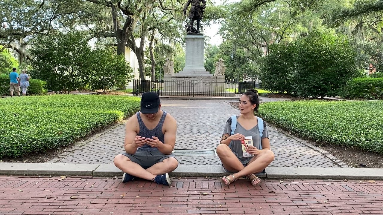 Recreating The Iconic Forrest Gump Chippewa Square Scene