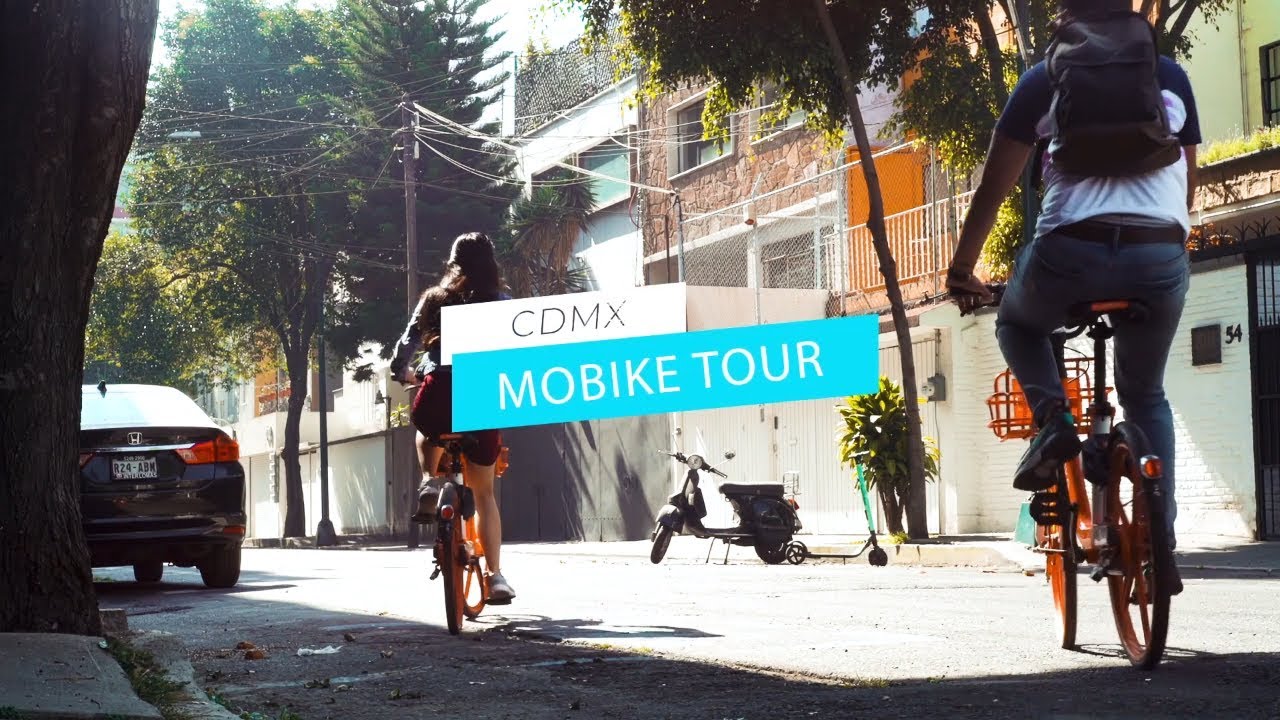 Mobike Tour to Restaurant Lardo in Condesa Mexico City