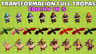 TRANSFORMACIÓN TROPAS ¡TE ASOMBRARÁ! CLASH OF CLANS