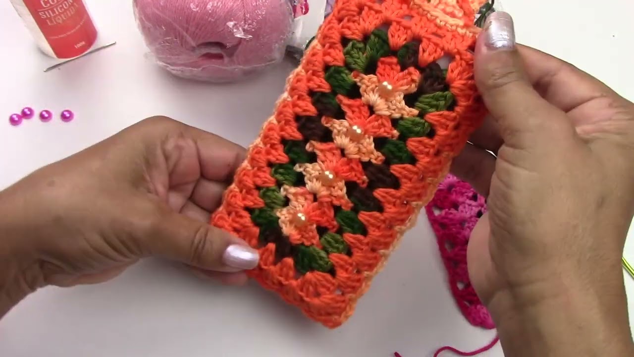 PORTA CELULAR DE CROCHÊ - ( passo a passo ) Pitty's Arts