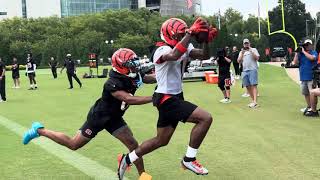 Joe Burrow with the perfect fade to Ja’Marr Chase for a touchdown, Bengals Redzone Saturday