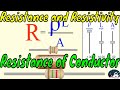 Resistance of a Conductor | Electricity and Circuits | Resistivity and conductivity in Urdu/Hindi