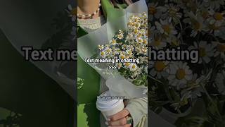 Text meaning in chat.✨💌#aesthetic #fpyシ #viral #kpop #1million#shorts#trending#remembermygoal #views