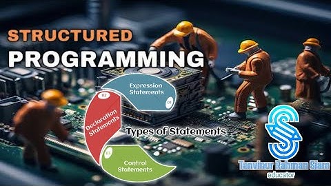 String | Expression vs Statement | Structured Programming Language | Class Lecture