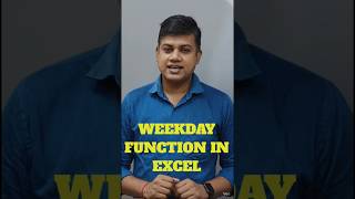 Excel WEEKDAY function se date ka day instantly nikalo 📅🔥 #excel #weekdays #microexcel #exceltips