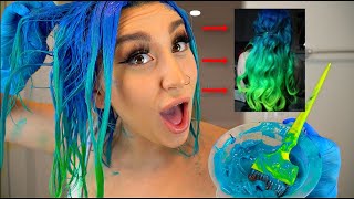 OMBRE DYING MY DAMAGED HAIR + STALKER STORY  *Dye FOR DAMAGED Hair*