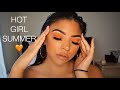 HOT GIRL SUMMER MAKEUP  (Kylie Skin Update/HudaBeauty/CoverFX)