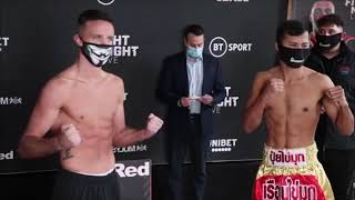 JOSH TAYLOR vs Apinun Khongsong - Weigh-in - Unified Title Fight