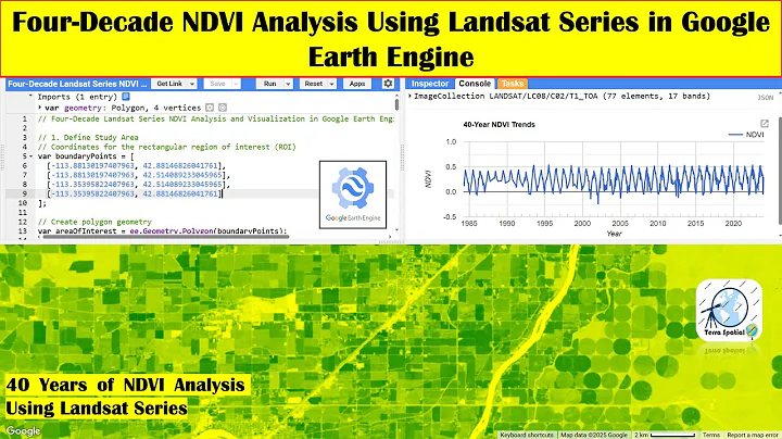 Four Decade NDVI Analysis Using Landsat Series in Google Earth Engine
