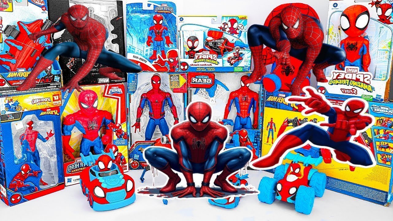 Marvel Spiderman Toys Unboxing Review | Spider Man x Iron Man | Spider Man Gun & Car
