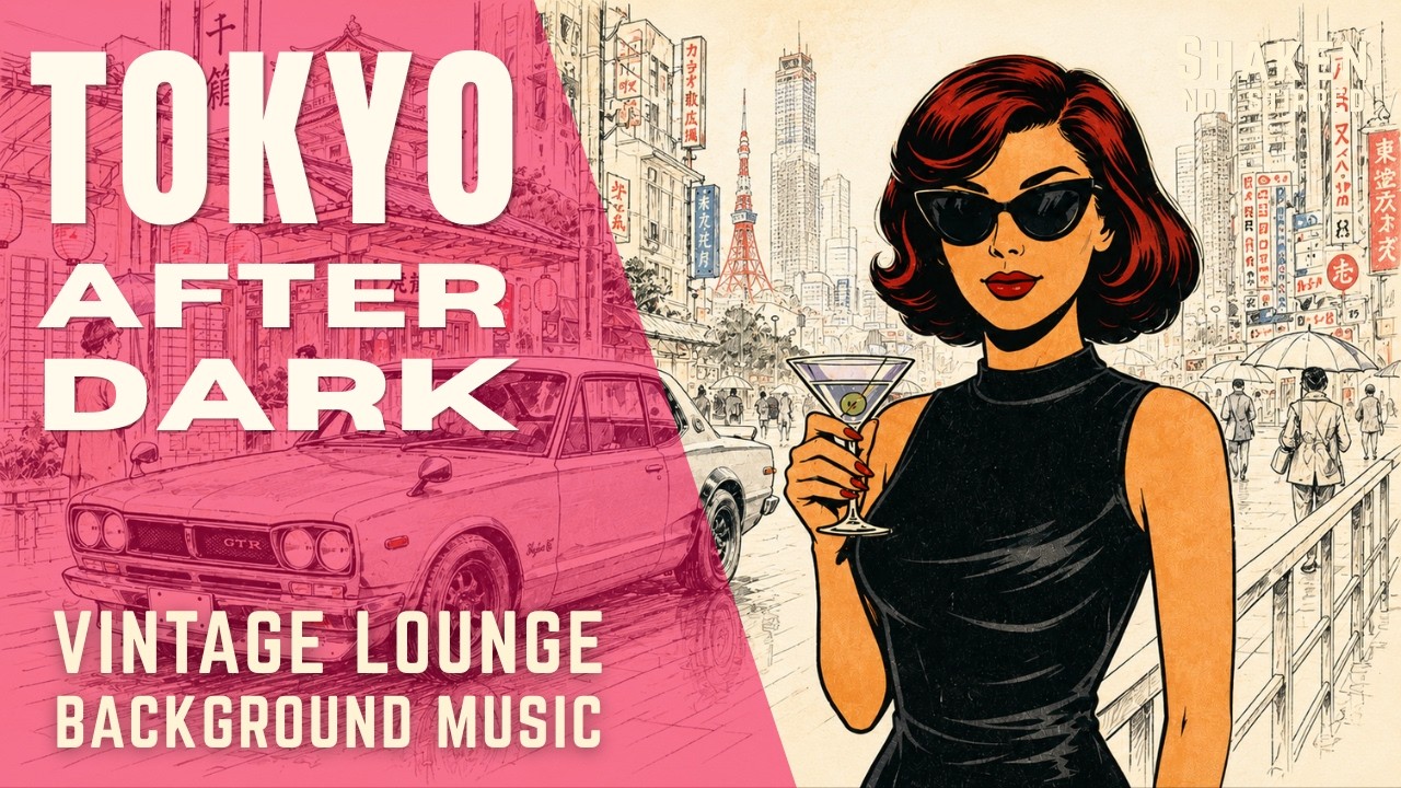 🍸 Shaken, Not Stirred: Tokyo After Dark – 1960s Spy Lounge | Vintage Jazz Mix