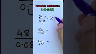 Mind blowing Fraction Division - Maths