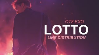 OT8 EXO (엑소) _ LOTTO: LINE DISTRIBUTION (without Lay)